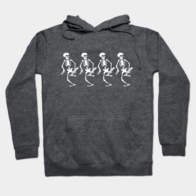 Skeleton Dance Hoodie by JC Tees